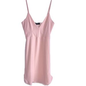 PrettyLittleThing V neck Mini Dress